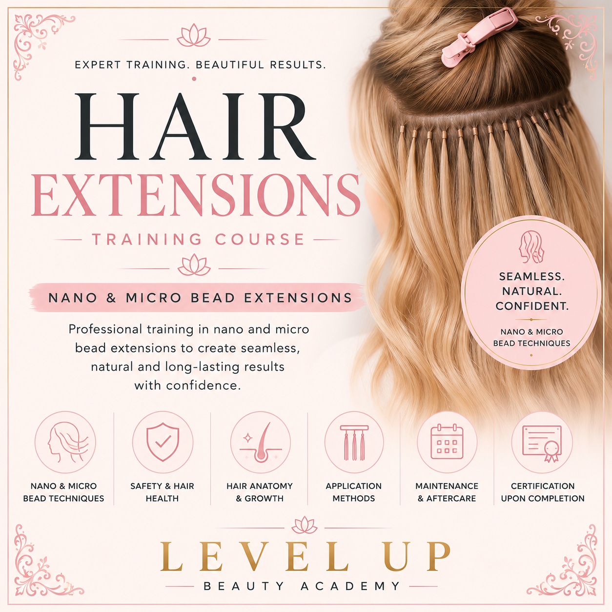 Online - Nano and Micro Ring Hair Extensions course