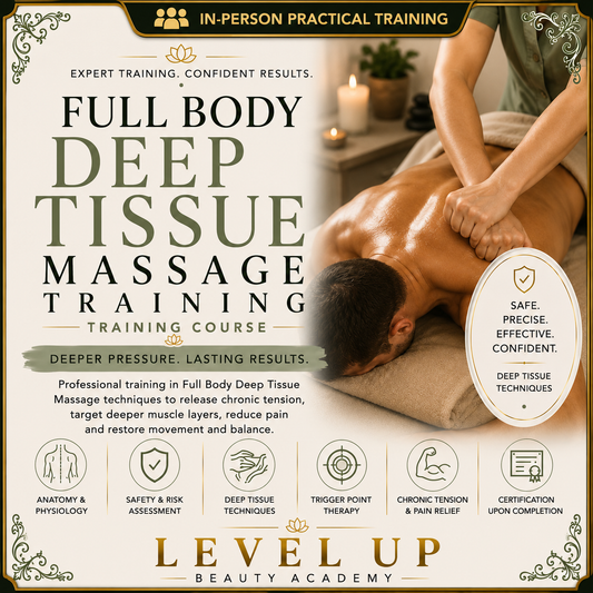 Deep Tissue Massage (Full Body) Training Course - In Person