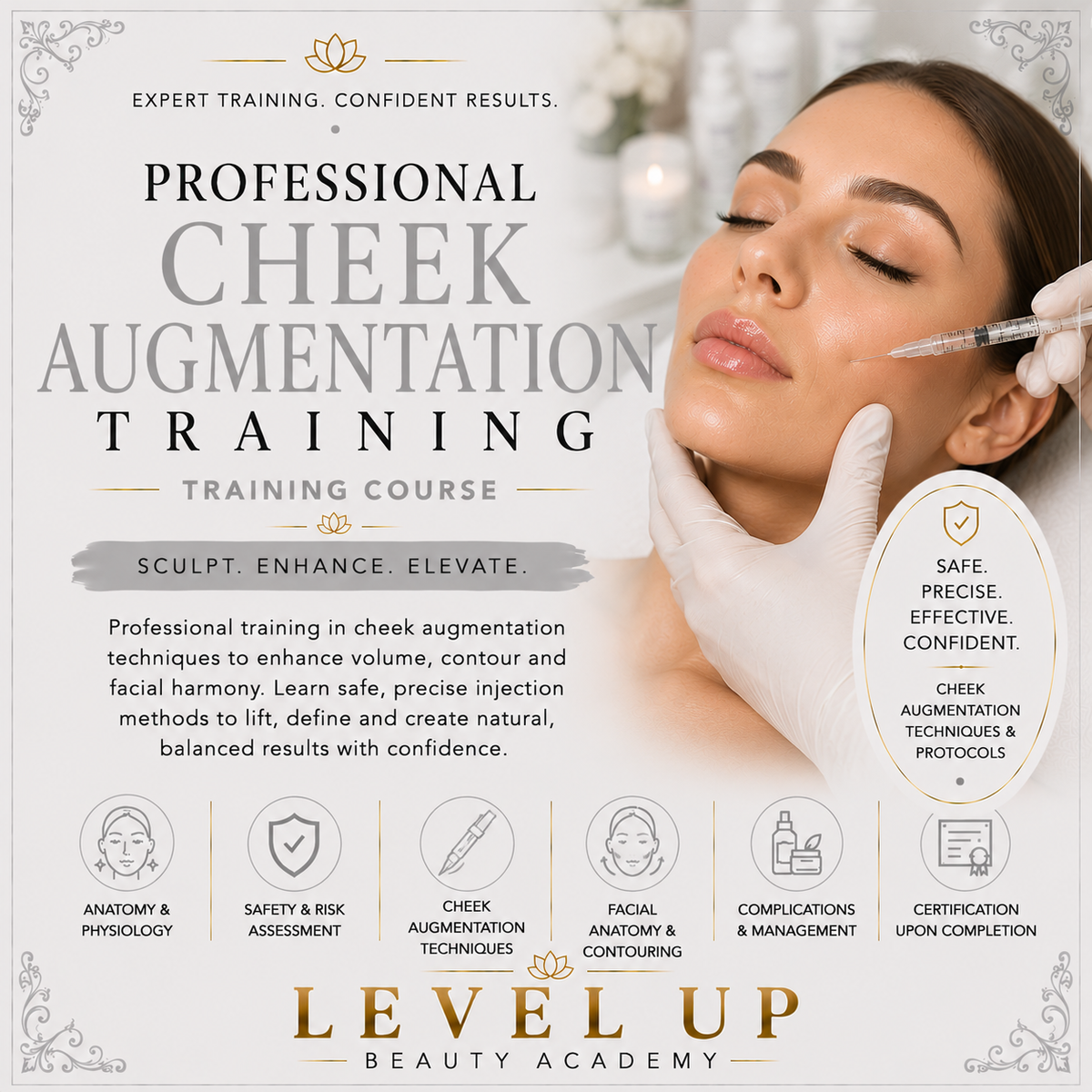 Online - Cheek Augmentation (Dermal Filler) Training Course