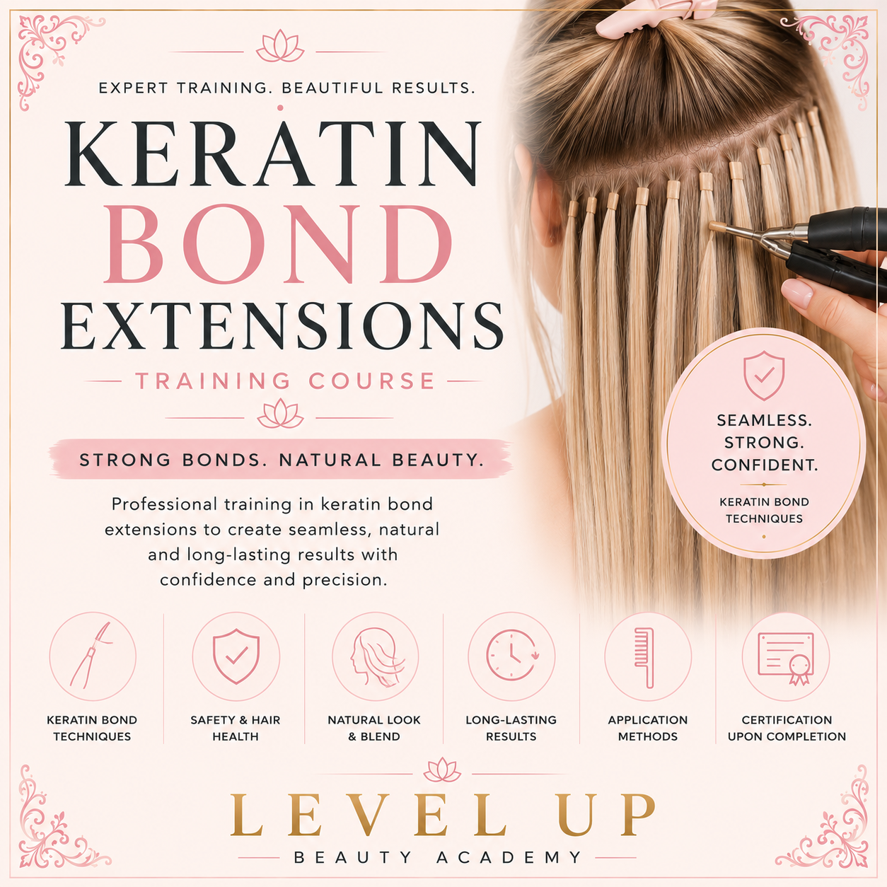 Online - Keratin Bond Hair Extensions Training Course