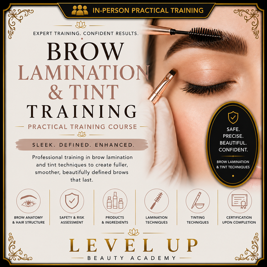 Brow Lamination and Tint - In Person