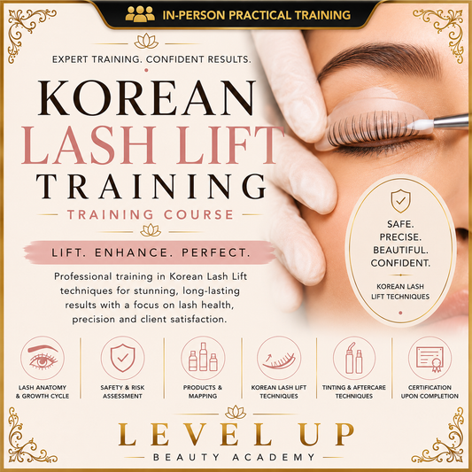 Korean Lash Lift and Tint Training Course - In Person